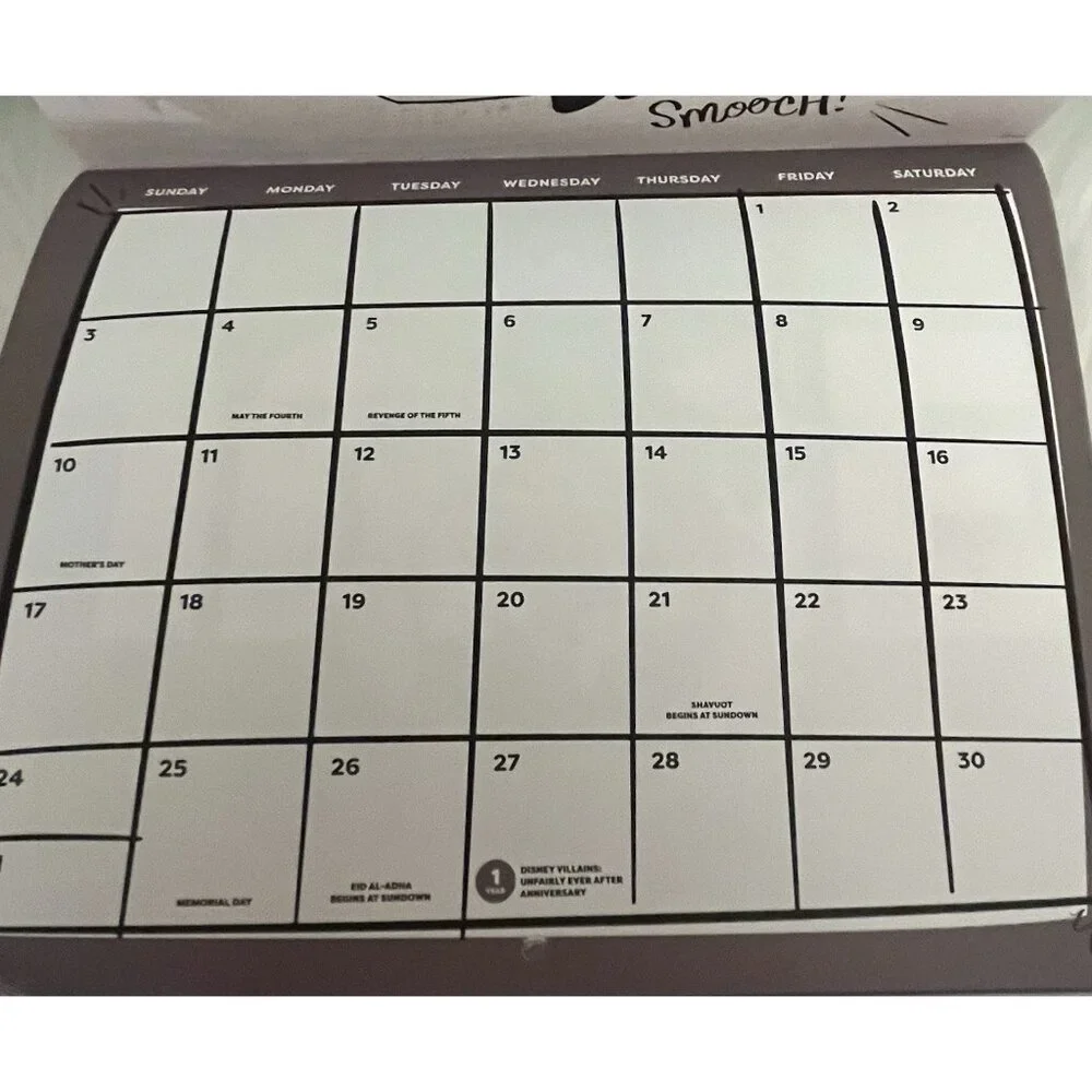 NEW 2026 Walt Disney World Annual Passholder Exclusive Wall Calendar & Stickers
